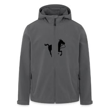Polo Spieler - Recycelte Männer Softshell-Jacke von Stanley/Stella - Anthrazit - Vorne - AI Model Male 185 light (185cm)