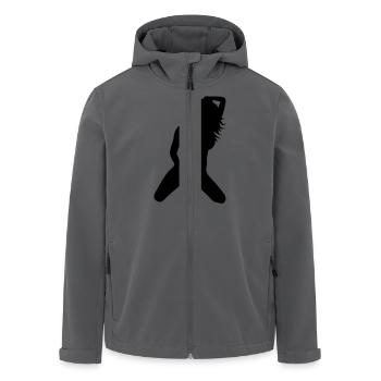 sexy Frau - Recycelte Männer Softshell-Jacke von Stanley/Stella - Anthrazit - Vorne - AI Model Male 185 light (185cm)