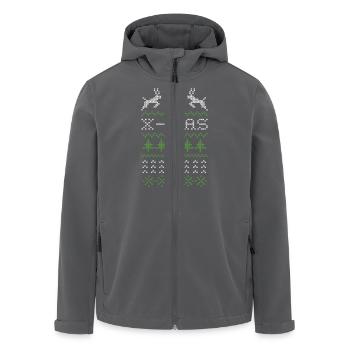 X-mas ugly sweater design for red - Recycelte Männer Softshell-Jacke von Stanley/Stella - Anthrazit - Vorne - AI Model Male 185 light (185cm)