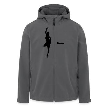 ballerina - Recycelte Männer Softshell-Jacke von Stanley/Stella - Anthrazit - Vorne - AI Model Male 185 light (185cm)