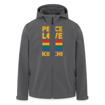 Lustiger Spruch für Foodies - Recycelte Männer Softshell-Jacke von Stanley/Stella - Anthrazit - Vorne - AI Model Male 185 light (185cm)