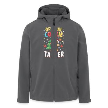 Official Cookie Taster - Recycelte Männer Softshell-Jacke von Stanley/Stella - Anthrazit - Vorne - AI Model Male 185 light (185cm)