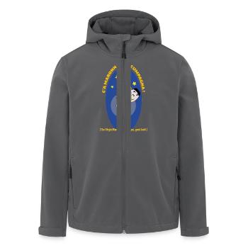 Neapolitanische Redewendungen : Viel Glück - Recycelte Männer Softshell-Jacke von Stanley/Stella - Anthrazit - Vorne - AI Model Male 185 light (185cm)