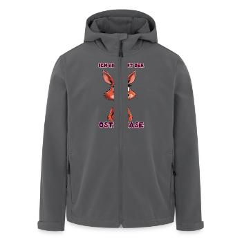Nein, ich bin nicht der Osterhase - Recycelte Männer Softshell-Jacke von Stanley/Stella - Anthrazit - Vorne - AI Model Male 185 light (185cm)