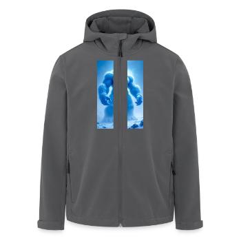 Jötunn Uralte Riesen gegen Götter im nordischen Mythos - Recycelte Männer Softshell-Jacke von Stanley/Stella - Anthrazit - Vorne - AI Model Male 185 light (185cm)