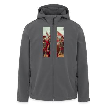 Zenturio befiehlt, slawische Mythen leben in Roms - Recycelte Männer Softshell-Jacke von Stanley/Stella - Anthrazit - Vorne - AI Model Male 185 light (185cm)