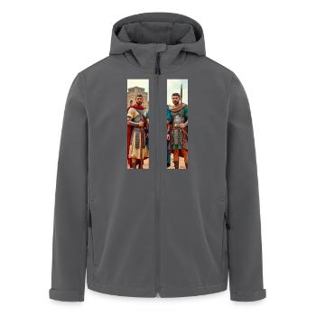 Auxilia entsteht, slawische Winde faden sich durch Roms c - Recycelte Männer Softshell-Jacke von Stanley/Stella - Anthrazit - Vorne - AI Model Male 185 light (185cm)