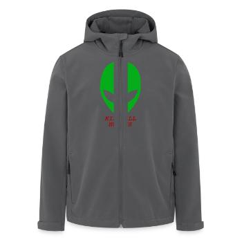 KILL ALL HUMANS - Recycelte Männer Softshell-Jacke von Stanley/Stella - Anthrazit - Vorne - AI Model Male 185 light (185cm)