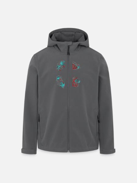 Botulinumtoxin (Botox) - Recycelte Männer Softshell-Jacke von Stanley/Stella - Anthrazit