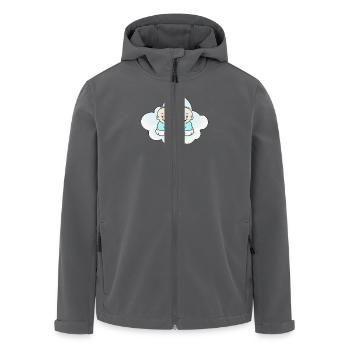 Baby Zwillinge - Recycelte Männer Softshell-Jacke von Stanley/Stella - Anthrazit - Vorne - AI Model Male 185 light (185cm)