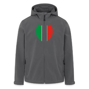 Italien / Italien (V) - Recycelte Männer Softshell-Jacke von Stanley/Stella - Anthrazit - Vorne - AI Model Male 185 light (185cm)