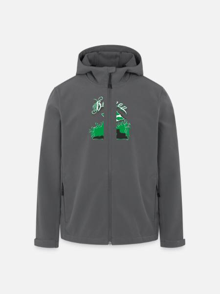 Bremen - Recycelte Männer Softshell-Jacke von Stanley/Stella - Anthrazit