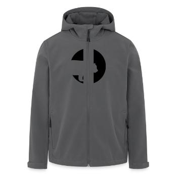 Bär - Recycelte Männer Softshell-Jacke von Stanley/Stella - Anthrazit - Vorne - AI Model Male 185 light (185cm)