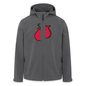 Kastagnetten Instrument - Recycelte Männer Softshell-Jacke von Stanley/Stella - Anthrazit - Vorne - AI Model Male 185 light (185cm)