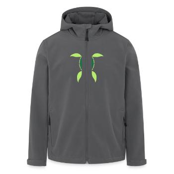 muster tattoo unterwasser wasser flossen schwimmen - Recycelte Männer Softshell-Jacke von Stanley/Stella - Anthrazit - Vorne - AI Model Male 185 light (185cm)