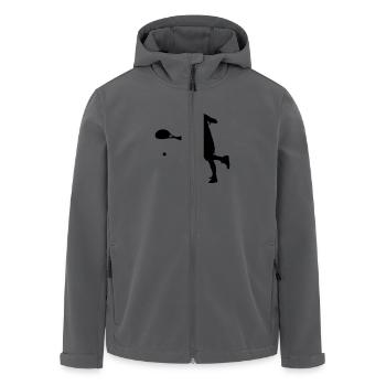 tennis spieler - Recycelte Männer Softshell-Jacke von Stanley/Stella - Anthrazit - Vorne - AI Model Male 185 light (185cm)