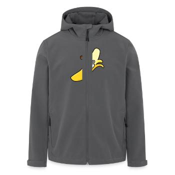 Banane - Recycelte Männer Softshell-Jacke von Stanley/Stella - Anthrazit - Vorne - AI Model Male 185 light (185cm)
