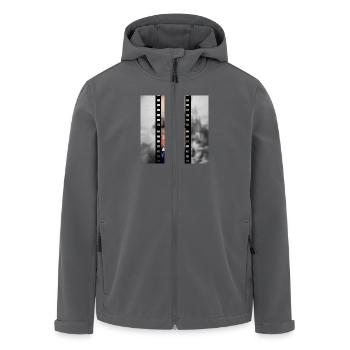 Ludwig der Märchenkönig träumt von Falkenstein.JPG - Recycelte Männer Softshell-Jacke von Stanley/Stella - Anthrazit - Vorne - AI Model Male 185 light (185cm)