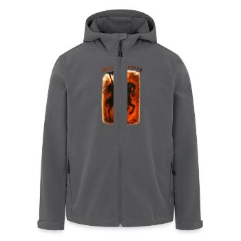 Death is comming - Recycelte Männer Softshell-Jacke von Stanley/Stella - Anthrazit - Vorne - AI Model Male 185 light (185cm)