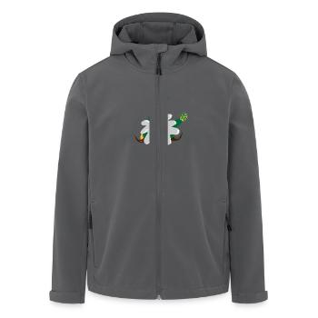 Zwerg Gnom - Recycelte Männer Softshell-Jacke von Stanley/Stella - Anthrazit - Vorne - AI Model Male 185 light (185cm)