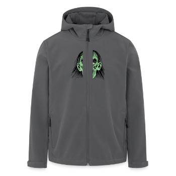 Zombie - Recycelte Männer Softshell-Jacke von Stanley/Stella - Anthrazit - Vorne - AI Model Male 185 light (185cm)
