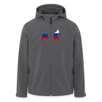 Russland - Recycelte Männer Softshell-Jacke von Stanley/Stella - Anthrazit - Vorne - AI Model Male 185 light (185cm)