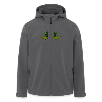 Süße Schildkröte - Recycelte Männer Softshell-Jacke von Stanley/Stella - Anthrazit - Vorne - AI Model Male 185 light (185cm)
