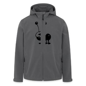 Ameise - Recycelte Männer Softshell-Jacke von Stanley/Stella - Anthrazit - Vorne - AI Model Male 185 light (185cm)