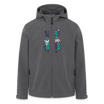 Wake up - Zombie inside - Recycelte Männer Softshell-Jacke von Stanley/Stella - Anthrazit - Vorne - AI Model Male 185 light (185cm)