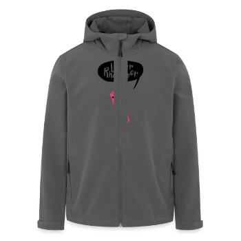Laberrhabarber - Recycelte Männer Softshell-Jacke von Stanley/Stella - Anthrazit - Vorne - AI Model Male 185 light (185cm)