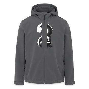 Stinkerchen - Recycelte Männer Softshell-Jacke von Stanley/Stella - Anthrazit - Vorne - AI Model Male 185 light (185cm)