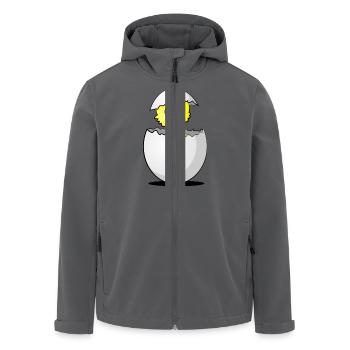 Küken - Recycelte Männer Softshell-Jacke von Stanley/Stella - Anthrazit - Vorne - AI Model Male 185 light (185cm)