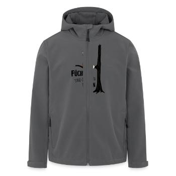 Fuchs wie Eule - Recycelte Männer Softshell-Jacke von Stanley/Stella - Anthrazit - Vorne - AI Model Male 185 light (185cm)