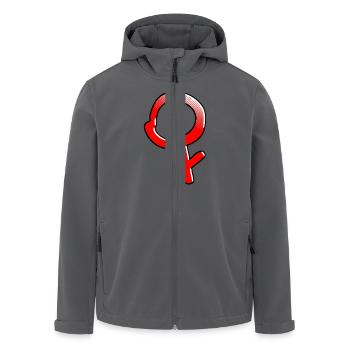 Weibliches Symbol Geschlecht Frauen Feminismus - Recycelte Männer Softshell-Jacke von Stanley/Stella - Anthrazit - Vorne - AI Model Male 185 light (185cm)