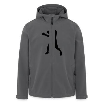 Boxen - Recycelte Männer Softshell-Jacke von Stanley/Stella - Anthrazit - Vorne - AI Model Male 185 light (185cm)