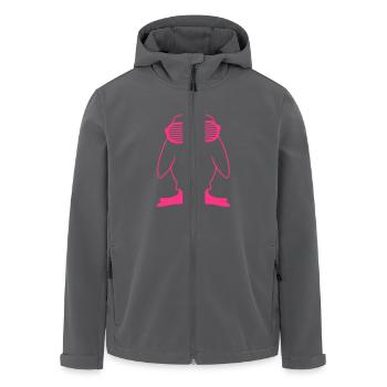 Party Chick - Recycelte Männer Softshell-Jacke von Stanley/Stella - Anthrazit - Vorne - AI Model Male 185 light (185cm)