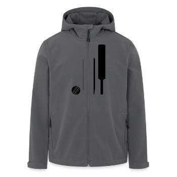Cricket - Recycelte Männer Softshell-Jacke von Stanley/Stella - Anthrazit - Vorne - AI Model Male 185 light (185cm)