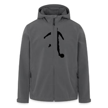 Fußball - Soccer - Recycelte Männer Softshell-Jacke von Stanley/Stella - Anthrazit - Vorne - AI Model Male 185 light (185cm)