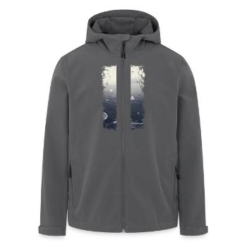 MEER - Recycelte Männer Softshell-Jacke von Stanley/Stella - Anthrazit - Vorne - AI Model Male 185 light (185cm)