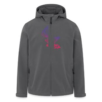 Monarch Schmetterling Skizze Grafik Schmetterling Liebhaber - Recycelte Männer Softshell-Jacke von Stanley/Stella - Anthrazit - Vorne - AI Model Male 185 light (185cm)