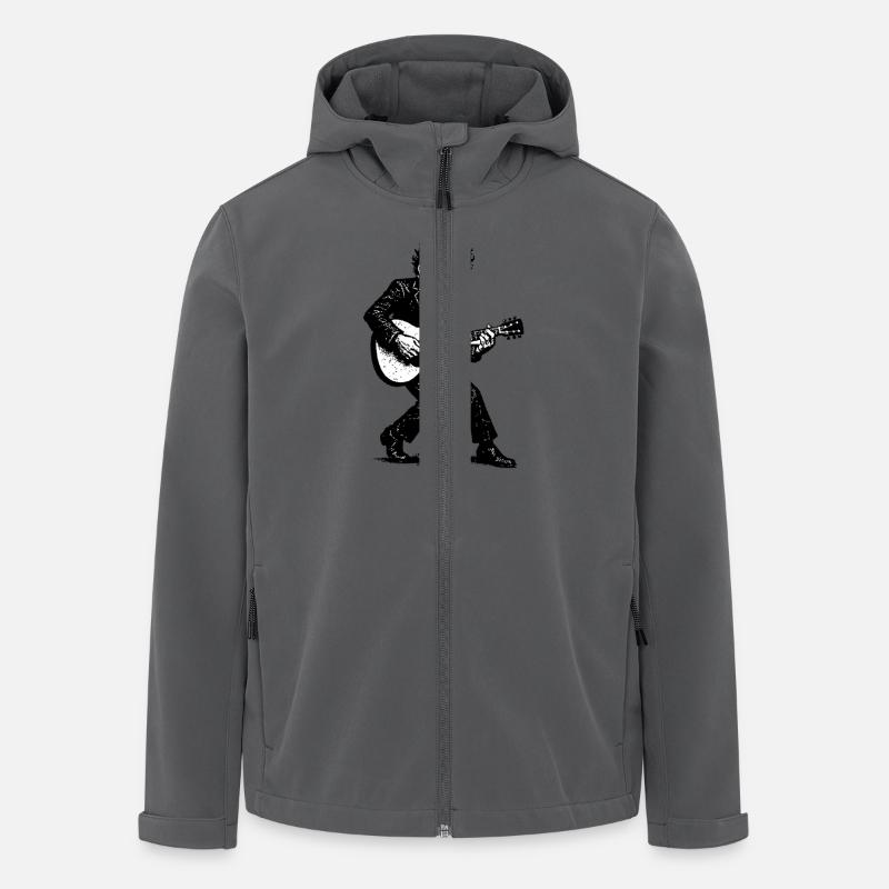 Auteur-compositeur-interprète | Le Singe Danseur - Veste softshell homme en polyester recyclé Stanley/Stella - charbon