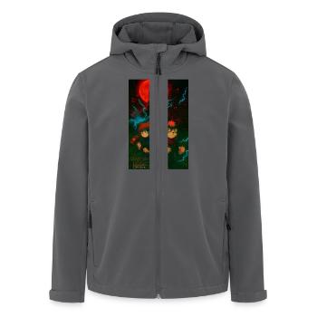 Minoumaw Kaisen - Recycelte Männer Softshell-Jacke von Stanley/Stella - Anthrazit - Vorne - AI Model Male 185 light (185cm)