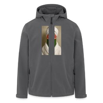 Gurken-Spa-Tag schief gelaufen - Recycelte Männer Softshell-Jacke von Stanley/Stella - Anthrazit - Vorne - AI Model Male 185 light (185cm)
