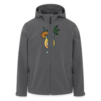 cocktail 2 - Recycelte Männer Softshell-Jacke von Stanley/Stella - Anthrazit - Vorne - AI Model Male 185 light (185cm)