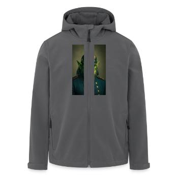 Kaiserlicher Ork-General - Recycelte Männer Softshell-Jacke von Stanley/Stella - Anthrazit - Vorne - AI Model Male 185 light (185cm)