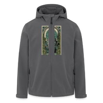 Nordischer Gott Jugendstil - Recycelte Männer Softshell-Jacke von Stanley/Stella - Anthrazit - Vorne - AI Model Male 185 light (185cm)
