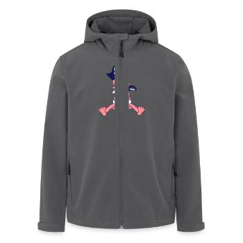 Baby Pirat Sitzt Süß Mütze Säbel Kleinkind Windel - Recycelte Männer Softshell-Jacke von Stanley/Stella - Anthrazit - Vorne - AI Model Male 185 light (185cm)