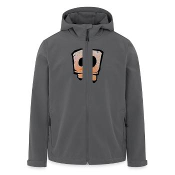 Schadel - Recycelte Männer Softshell-Jacke von Stanley/Stella - Anthrazit - Vorne - AI Model Male 185 light (185cm)