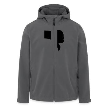 thumb down - Recycelte Männer Softshell-Jacke von Stanley/Stella - Anthrazit - Vorne - AI Model Male 185 light (185cm)