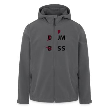 I love Rum n Ass - Recycelte Männer Softshell-Jacke von Stanley/Stella - Anthrazit - Vorne - AI Model Male 185 light (185cm)